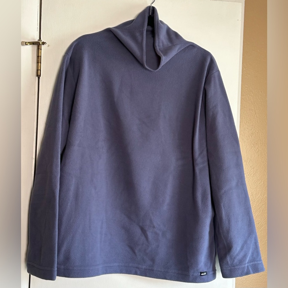 Avia XL Purple Athletic Turtleneck Pullover Fleece Running Workout Layer